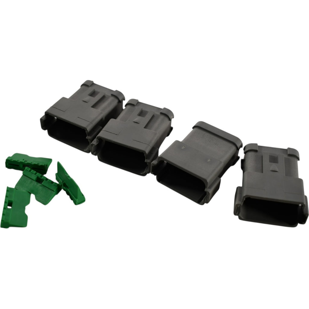 Lot of 4 NEW Deutsch DT04-12P Automotive Housing Rectangular