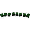 Lot of 8 NEW Tyco 1-967622 12 Rectangular Connectors - Housings Receptacle Green 0.197'' (5.00mm)