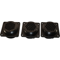 Lot of 3 NEW AMP 206306-1 37 Position Circular Connector Receptacle Housing Panel Mount