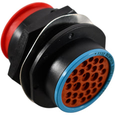 NEW Deutsch HDP24-24-29SE 29 Position Circular Connector Receptacle Housing Panel Mount Dust Cap