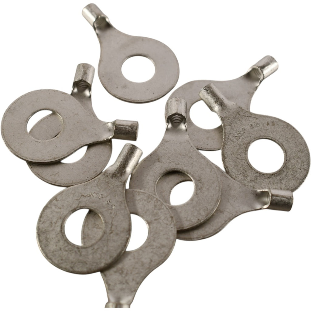 Lot of 9 NEW AMP 8 Terminal, Ring Tongue Crimp