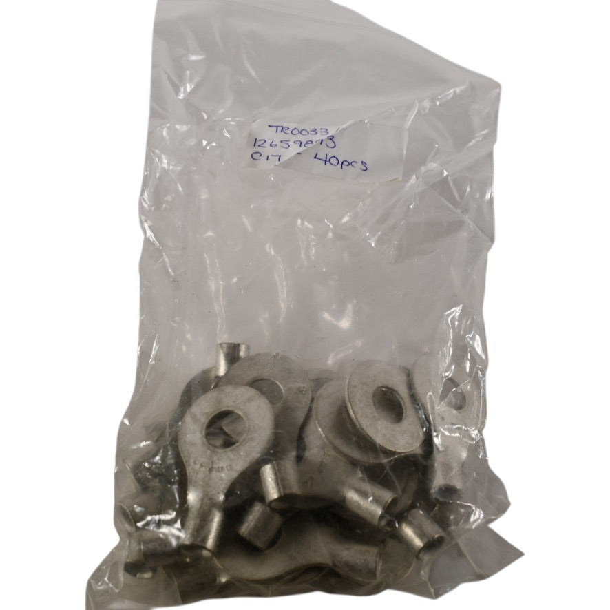 Lot of 40 NEW Hitachi 12659893 Amp 40 Tongue Ring Terminal