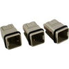 Lot of 3 NEW Harting Han Q 5/0-M 5-Core Male Industrial Connectors