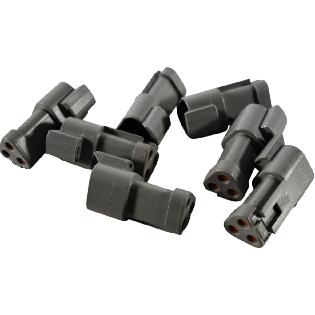 Lot of 7 NEW Deutsch DT04-3P 3-Pin DT Series Connector Receptacles