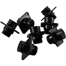 Lot of 7 NEW AMP 206430-1 4-Pin CPC Connector Receptacles