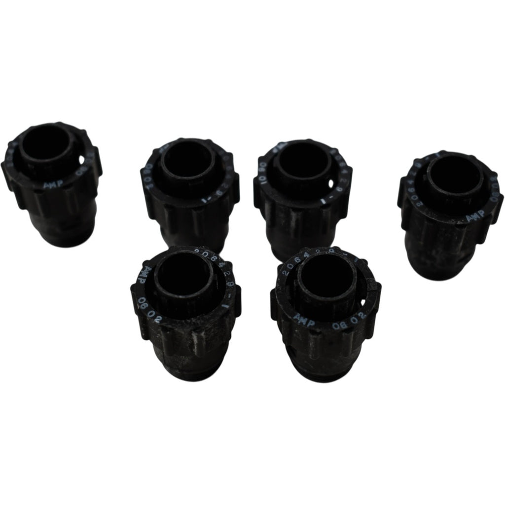 Lot of 6 NEW AMP 206429-1 4-Pin CPC Connector Plugs