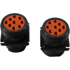 Lot of 2 NEW Deutsch HD10-9-1939P 9-Pin J1939 Connector Receptacles