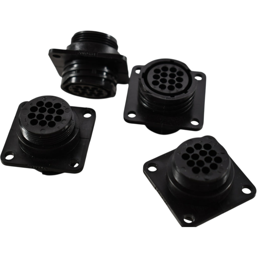 Lot of 4 NEW AMP 206043-1 14-Pin CPC Connector Receptacles