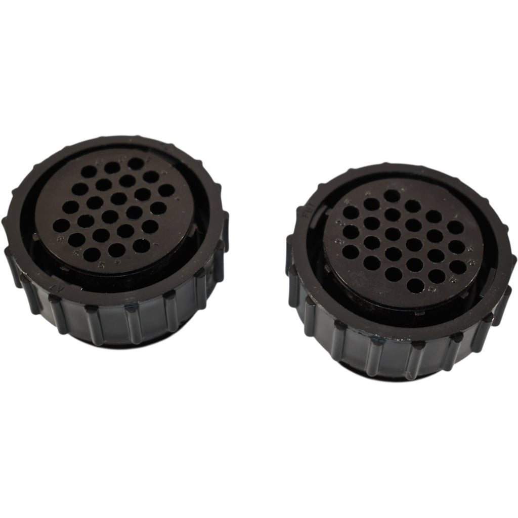 Lot of 2 NEW AMP 206837-1 24-Pin CPC Connector Plugs (Sockets)