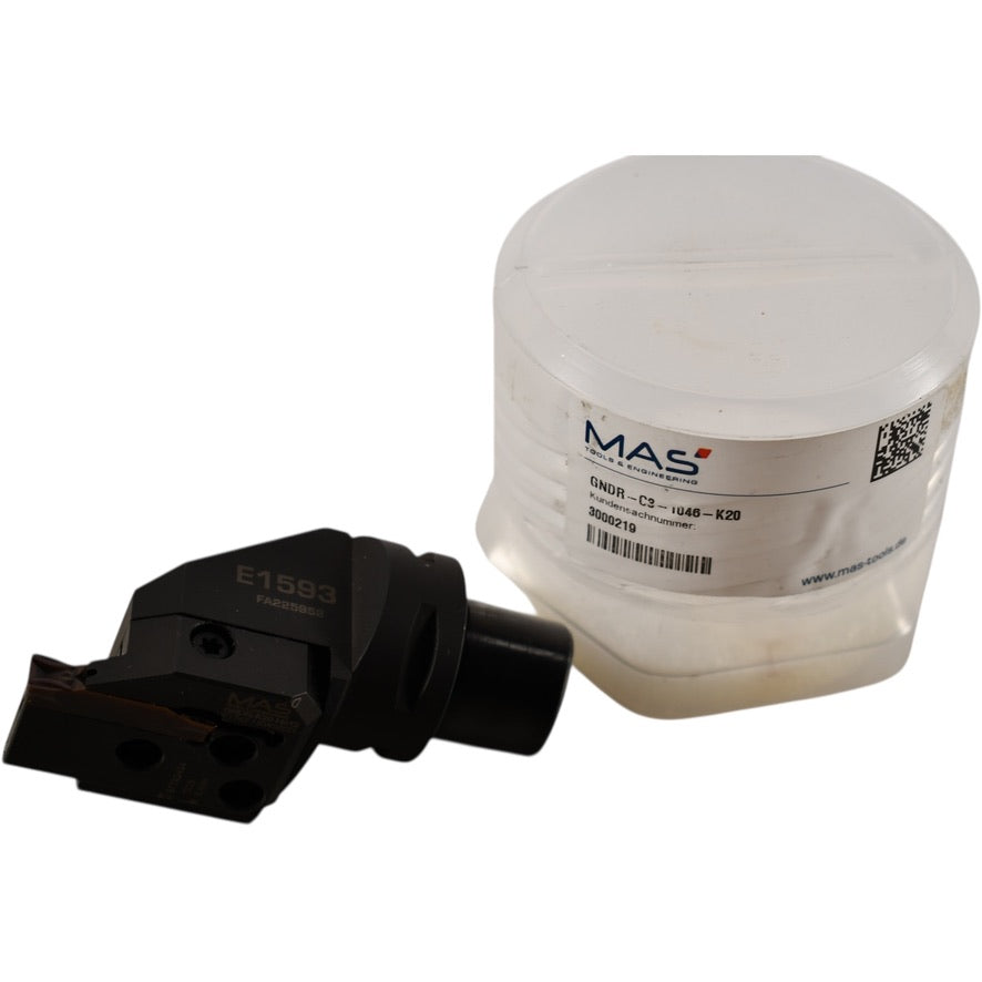 MAS GNDR-C3-1046-K20 3000219 Indexable Tool Holder Boring Head Adapter w/ Bit