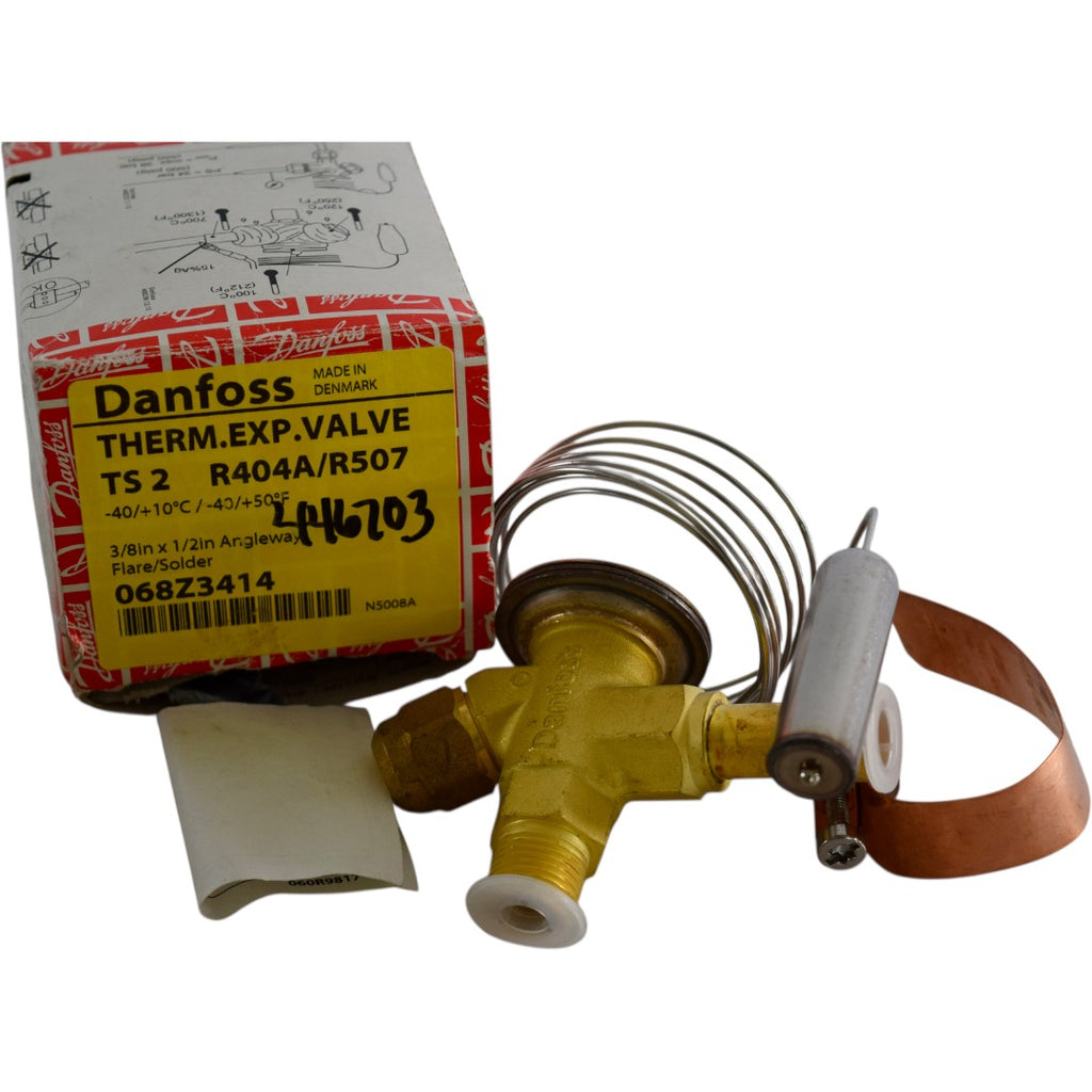NEW Danfoss 068Z3414 Thermal Expansion Valve 3/8'' Flare R404A/R507