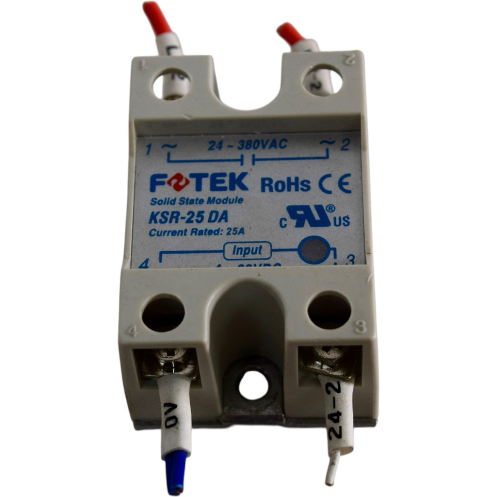 Fotek KSR-25DA Solid State Relay Module 25A DC Control AC Load