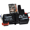 Schneider Electric RXZE2S108M Socket & RXM2AB2BD Relay 24VDC 12A 2C/O