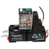 Schneider Electric RXZE2S108M Socket & RXM2AB2BD Relay 24VDC 12A 2C/O