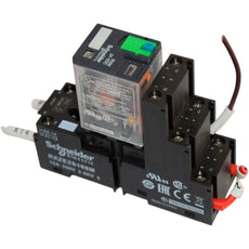 Schneider Electric RXZE2S108M Socket & RXM2AB2BD Relay 24VDC 12A 2C/O