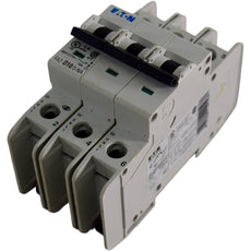 Eaton FAZ-D10/3-NA Circuit Breaker 3-Pole 10A 480V D-Curve UL489