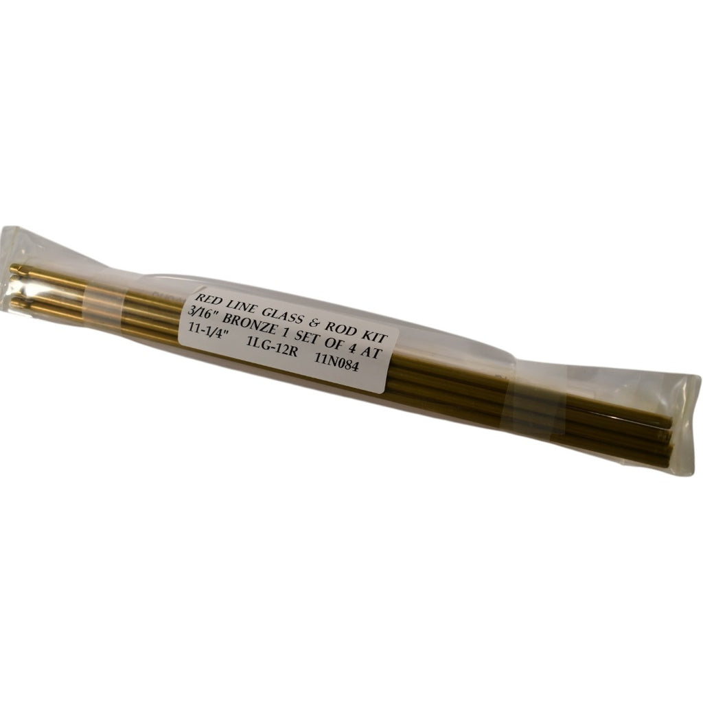 NEW Penberthy 1LG-12R Red Line Glass & Rod Kit 3/16'' Bronze 11-1/4'' OAL