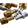 Mixed Lot of Pneumatic Barb Threaded Fittings
