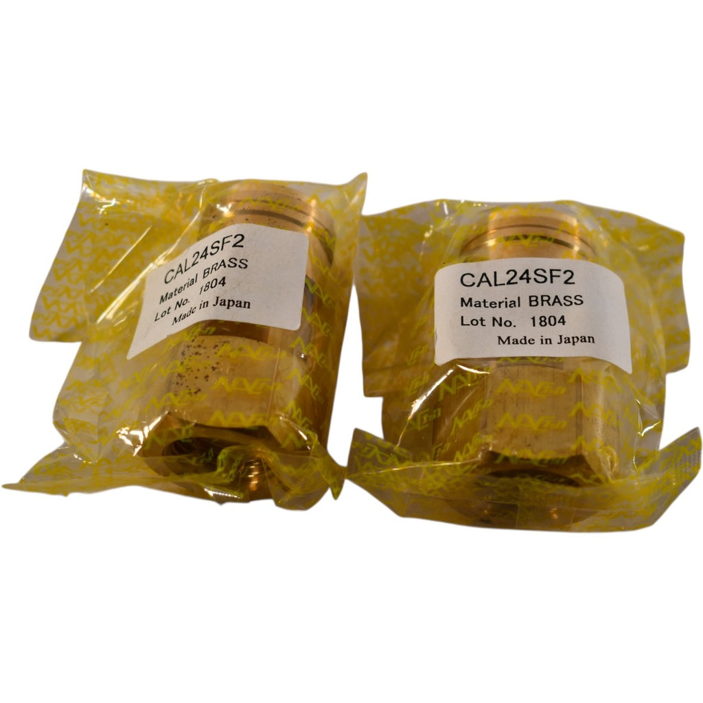 Lot of 2 NEW CAL24SF2 Brass Couplings