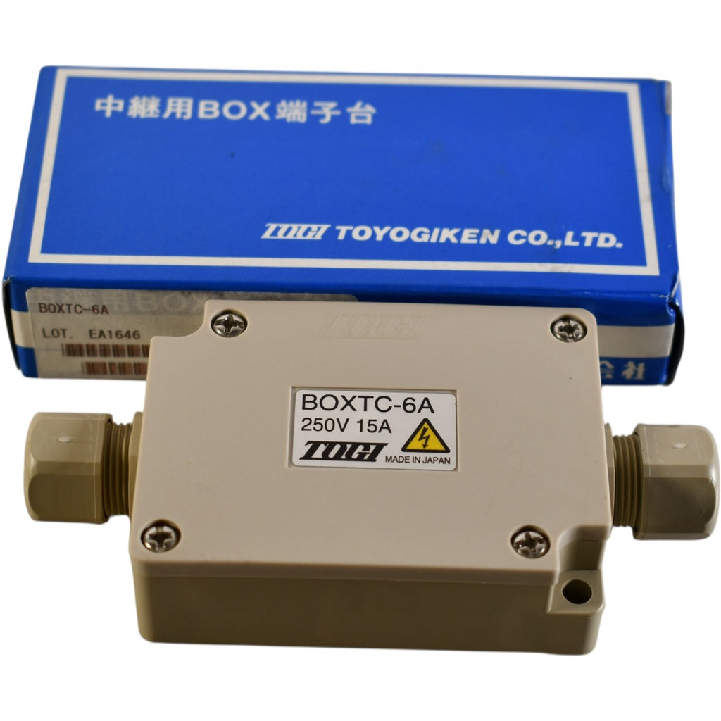 NEW Togi BOXTC-6A 6 Terminal Junction Box 250V 15A IP65 Relay Sensor Solenoid