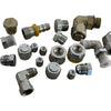 Lot of 18 NEW & Used Mixed Lot Parker Hydraulic Fittings Adapters, Connectors, Elbow