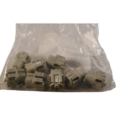 NEW 8x Harting 09200042711 Han A Female Insert 4-Pos Screw 10A 600V