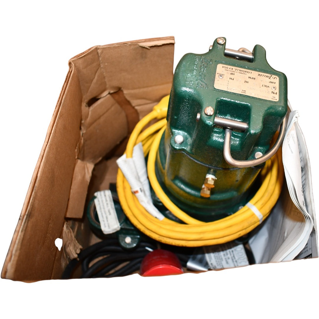 NEW Zoeller BN2137-C 1/2 HP 115V 1PH High Temp Submersible Sump Pump
