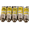 Lot of 5 NEW Bussmann LP-CC-8 Class CC Fuses 8A 600V Time-Delay Low-Peak