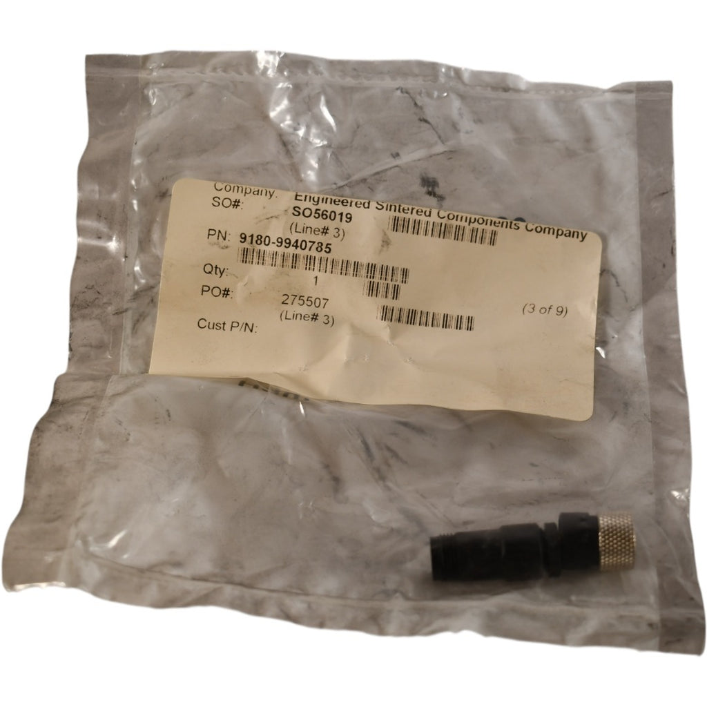 NEW Woodhead 0908-41KF-02000 M8 Male Connector 3-Pin Field Wireable Cable Mount