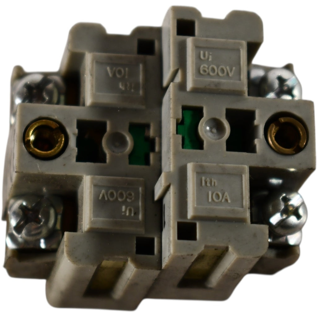 Lot of 2 IDEC BST-010 Contact Blocks 10 Amp 600V