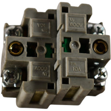 Lot of 2 IDEC BST-010 Contact Blocks 10 Amp 600V