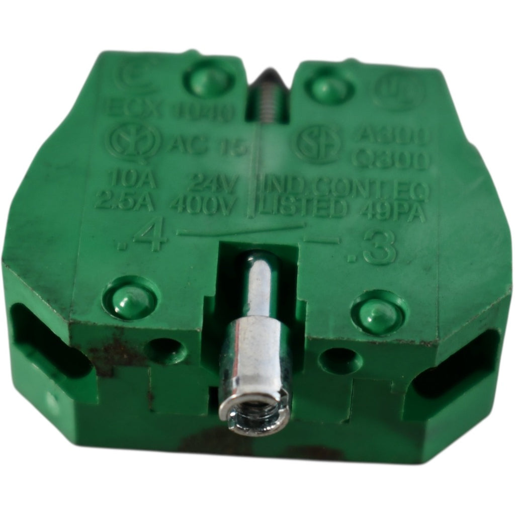 Automation Direct ECX-1040 Contact Block 22mm 1NO Green Button Industrial