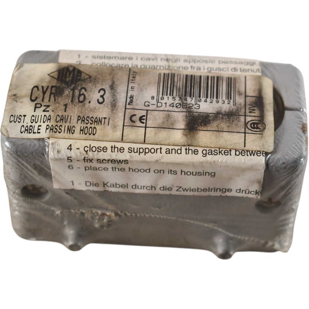 NEW ILME CYR-16.3 Split Shell Hood Pre-Terminated Cables 4 Pegs 3 Entries