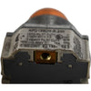 IDEC APD199DN-A-24V Amber Pilot Light 30mm Dome 24V AC/DC Industrial