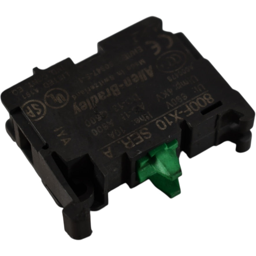 Allen-Bradley 800F-X10 Series A Push Button Contact Block 690V 10A 1NO