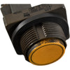 IDEC Izumi 41-10650 Yellow Push Button Switch 10A 600V Momentary
