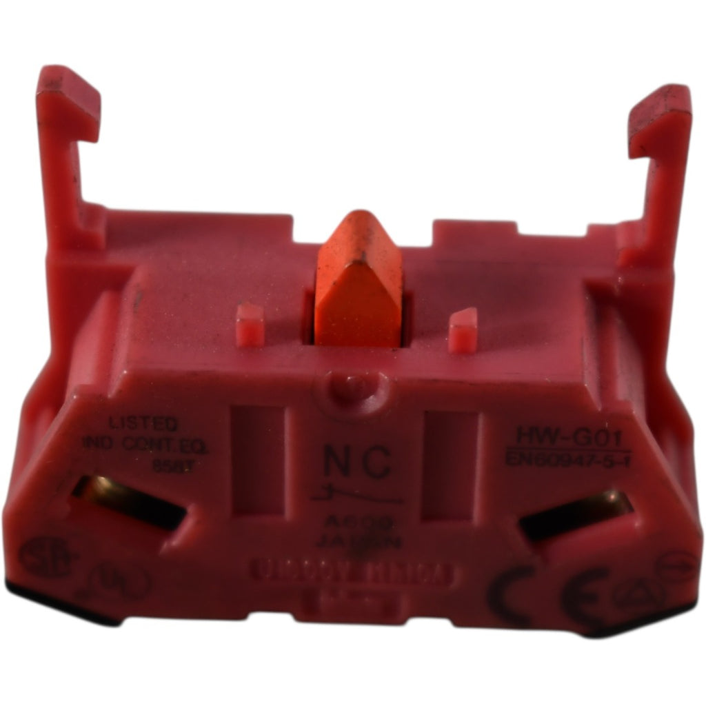 Idec HW-G01 Contact Block Push Button 1NC 10A 440VAC