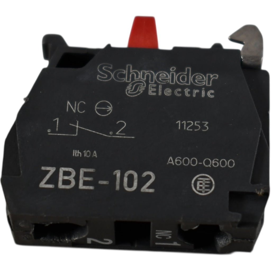 Schneider Electric ZBE-102 Harmony 22mm Push Button Contact Block 1NC