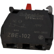 Schneider Electric ZBE-102 Harmony 22mm Push Button Contact Block 1NC Red