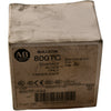 NEW Allen-Bradley 800TC-XA4 Ser D 2 NC Shallow Contact Block 30mm Finger-Safe