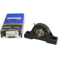 NEW SealMaster NP-12T 3/4'' Bore Pillow Block Bearing 2-Bolt Cast Iron