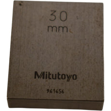 Mitutoyo 961656 30mm Rectangular Steel Gage Block Inspection Calibration