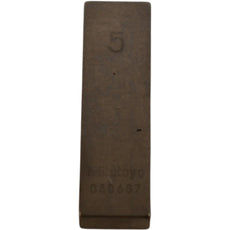 Mitutoyo 830687 5 Rectangular Inspection Gage Block