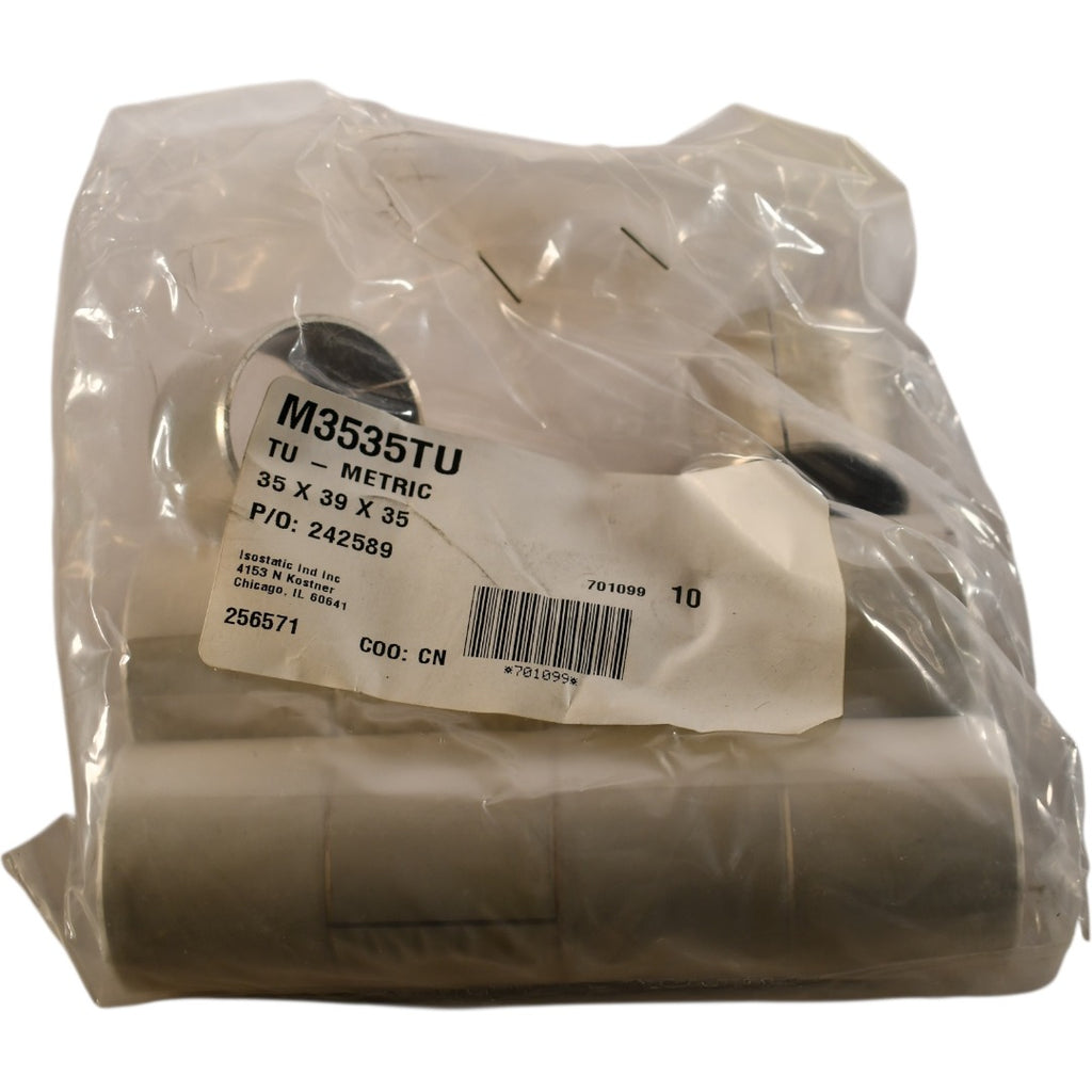 Pack of 10 NEW Isostatic Ind M3535T 35mm x 39mm x 35mm Bushing Sleeve Bearing