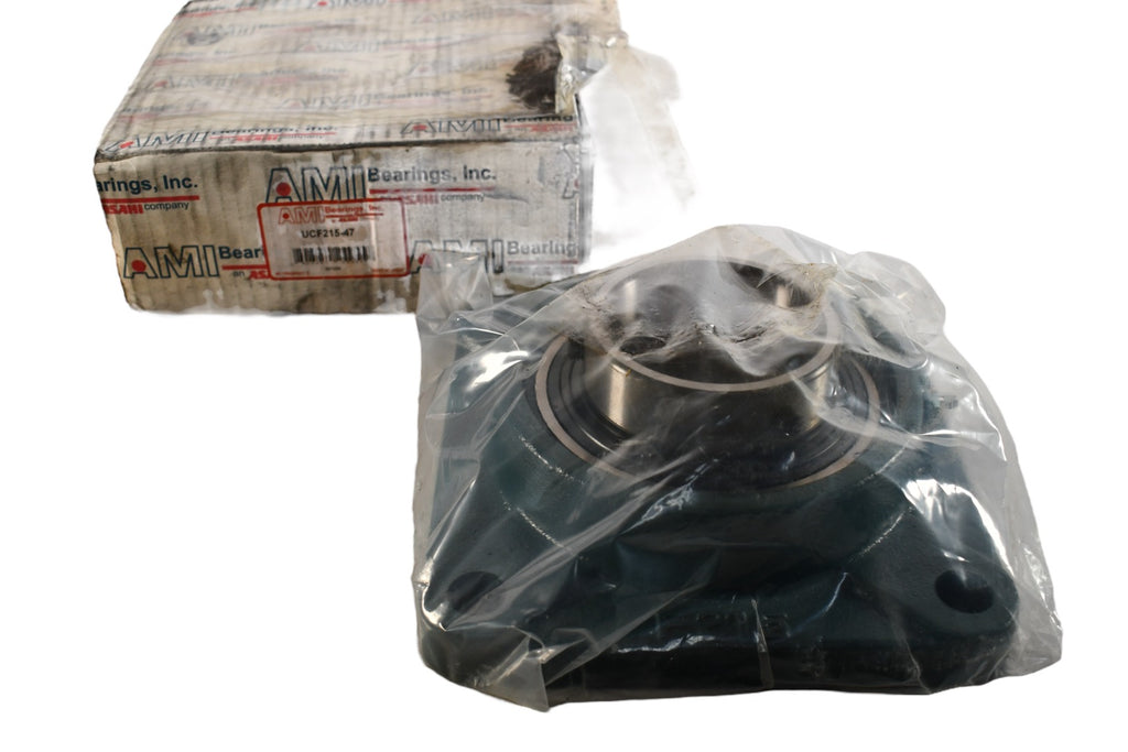 NEW AMI UCF215-47 Four-Bolt Flange Ball Bearing Unit 2-15/16? Bore