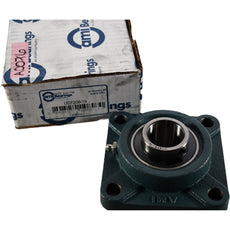 NEW AMI UCF206-19 1-3/16'' 4-Bolt Flange Bearing Unit Cast Iron Set Screw Lock