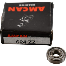 NEW Amcan 624-ZZ Deep Groove Ball Bearing 4x13x5mm Metal Shielded