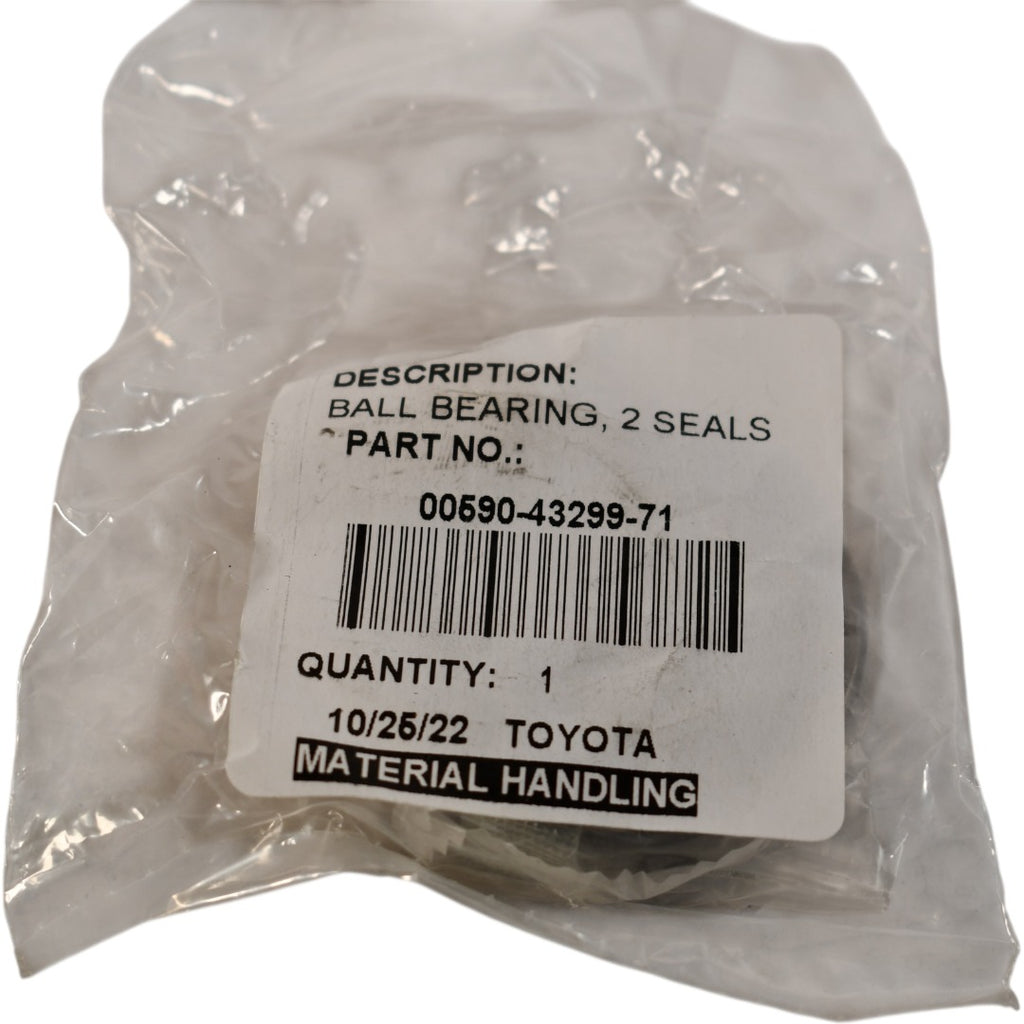 NEW Toyota 00590-43299-71 Forklift Bearing Ball Double Shield