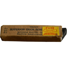 Pack of 20 NEW Jefferson Union Renewal Links 250V Fuse