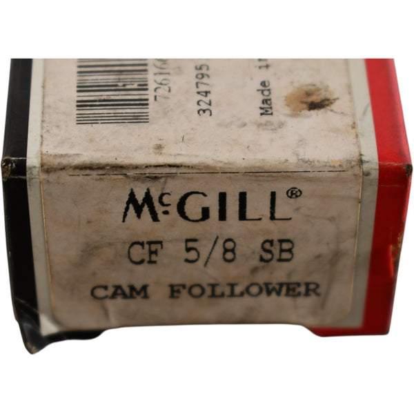 McGill CF 5/8 NS Flat Cam Follower, 0.6250 in Roller Dia
